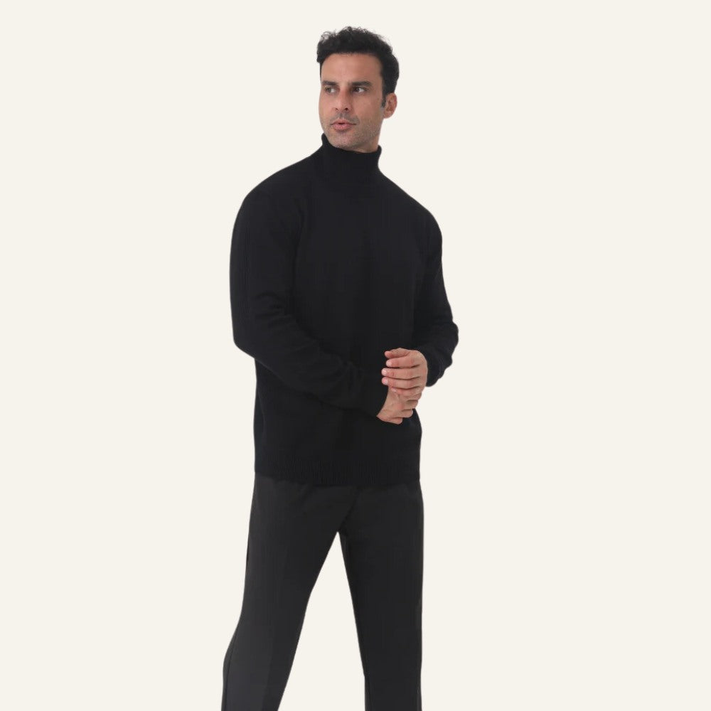 Suéter Pulôver Masculino de Gola Alta Milani