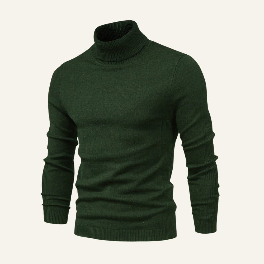 Suéter Pulôver Masculino de Gola Alta Milani