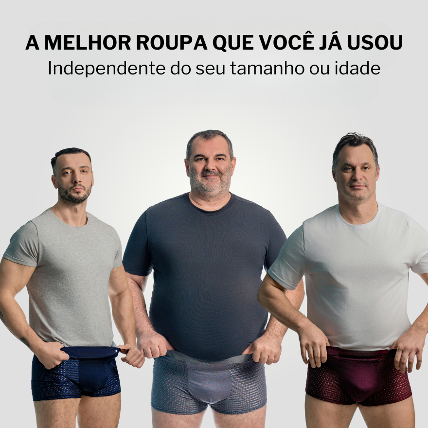 Cueca Boxer Bambux©: Tecnologia Respirável [COMPRE 4 LEVE 10]